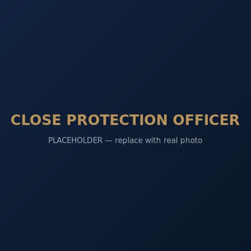 Close Protection Officer — Indus Security Services